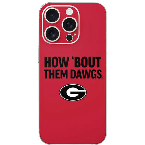 University of Georgia How Bout Them Dawgs iPhone 16 Pro Skin